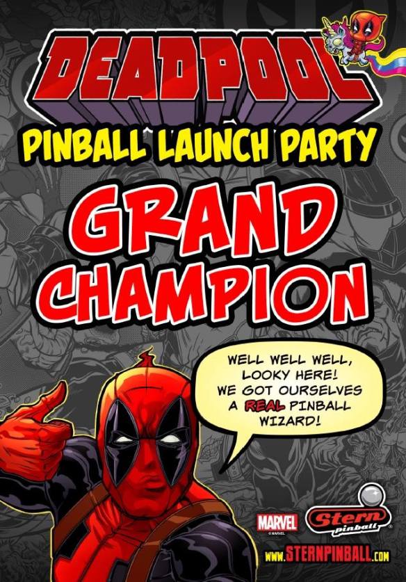 Deadpool Launch Party Champion