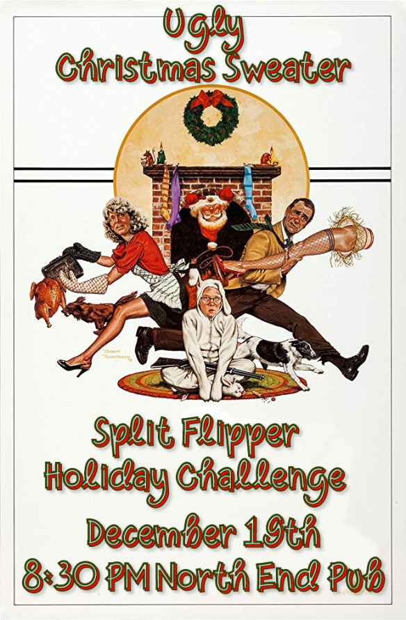 Christmas Sweater Split Flipper